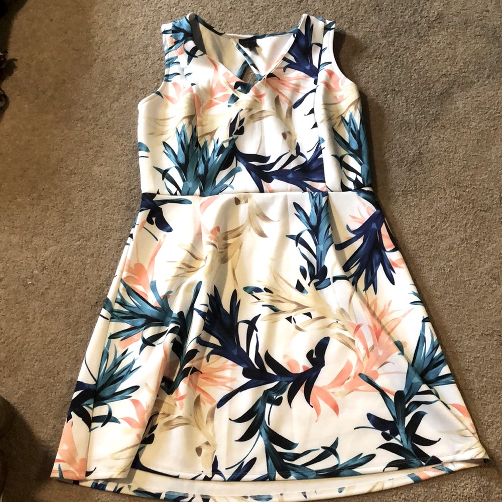 Summer floral dress